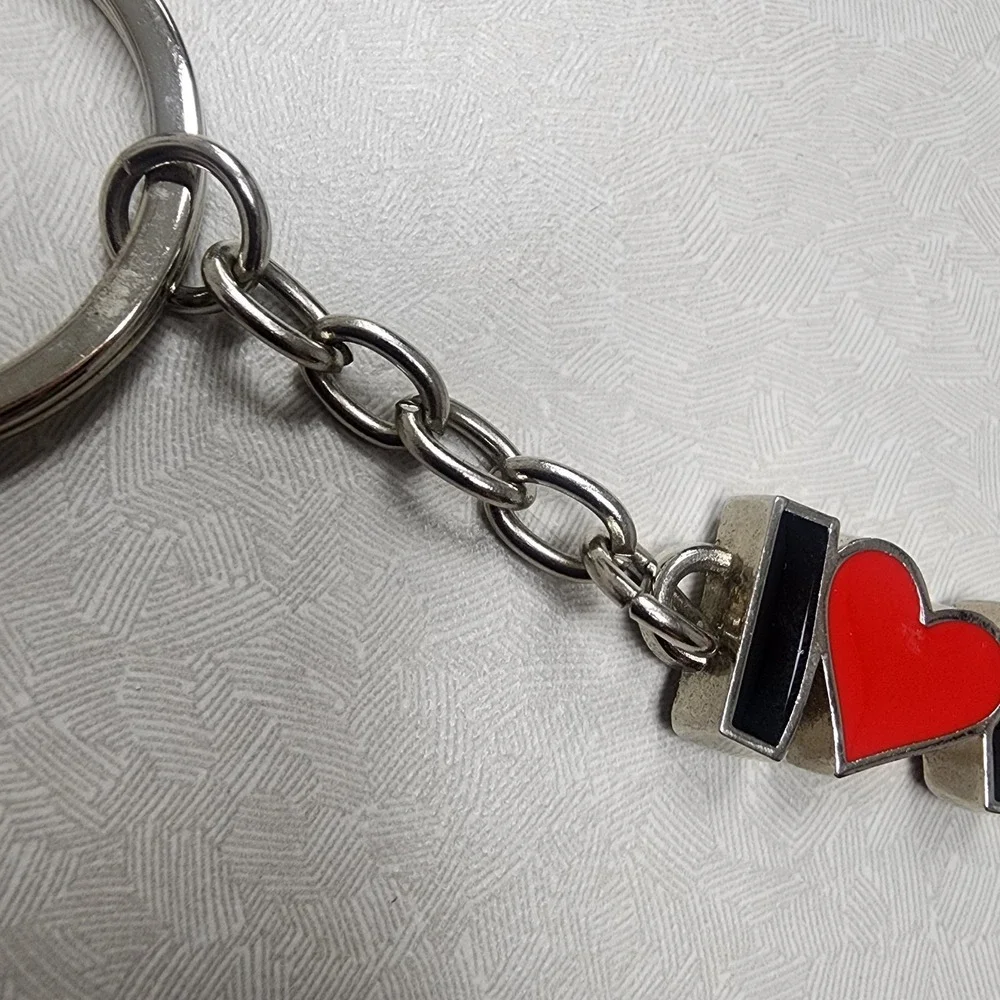 I Heart Florida Keychain Souvenir Key Ring Travel Tourist Gift Metal Florida